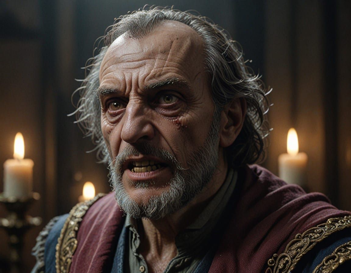 Surreal Horror Scene in Photorealistic Style