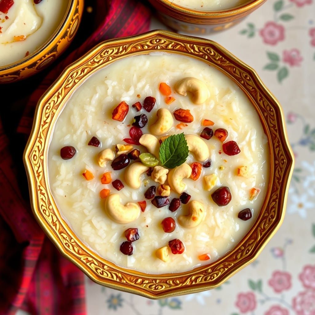 Traditional Bengali Rice Pudding, Payesh