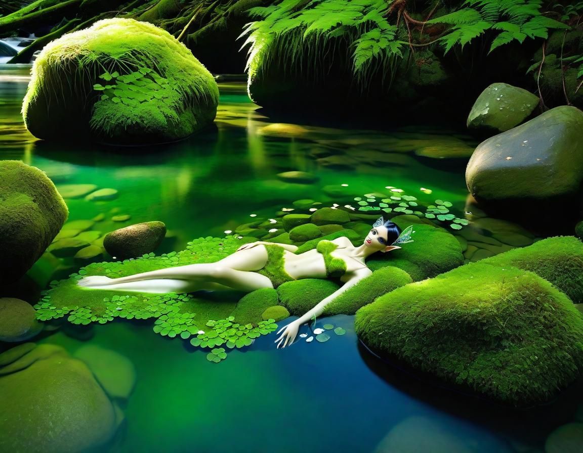 Elemental Fairy in Forest Creek