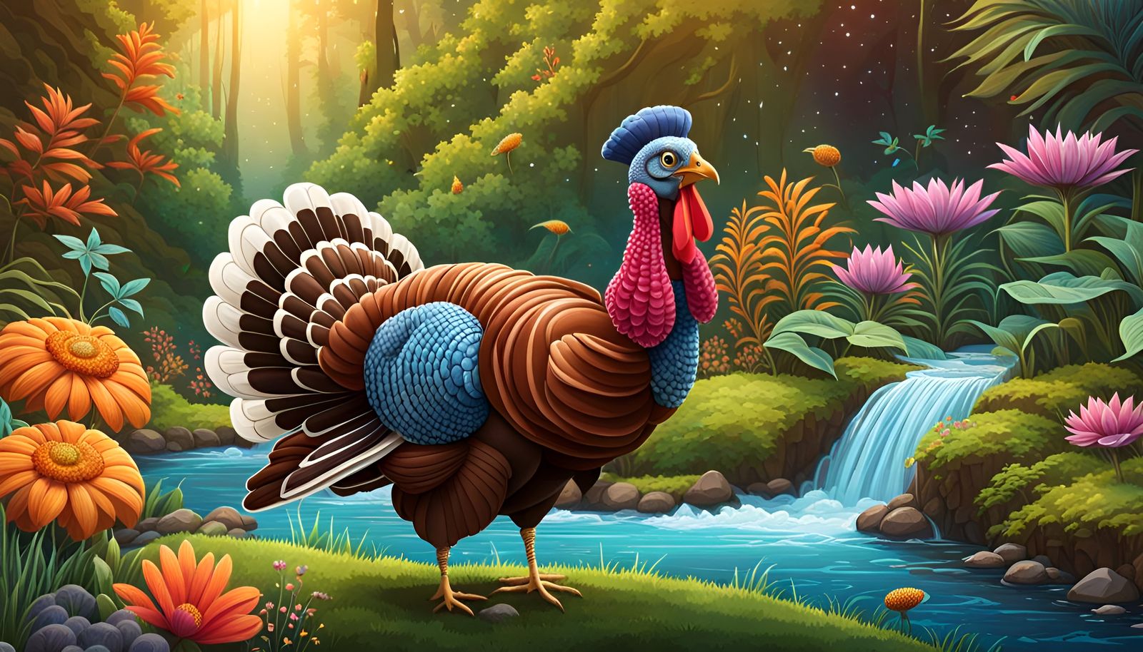 Cosmic Turkey in a Magical Landscape