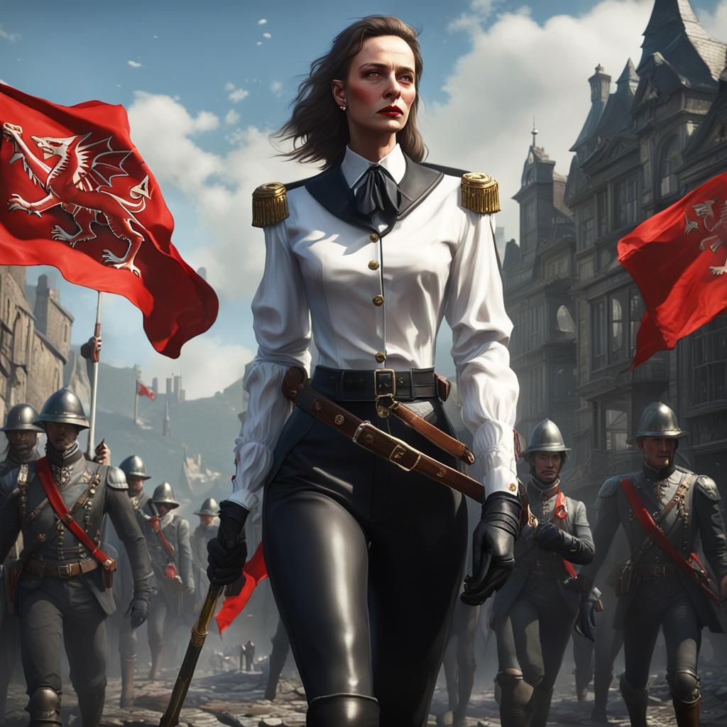 Countess Barbara De Ath in Dark Fantasy Art