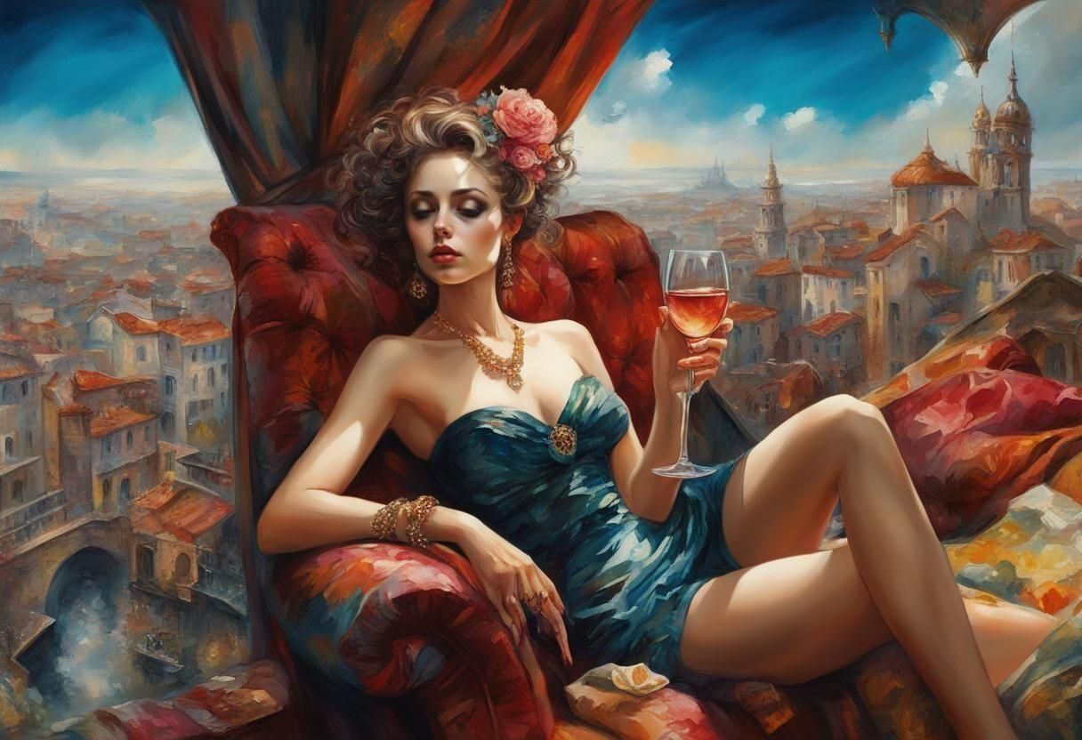 I don't like drinking wine alone.