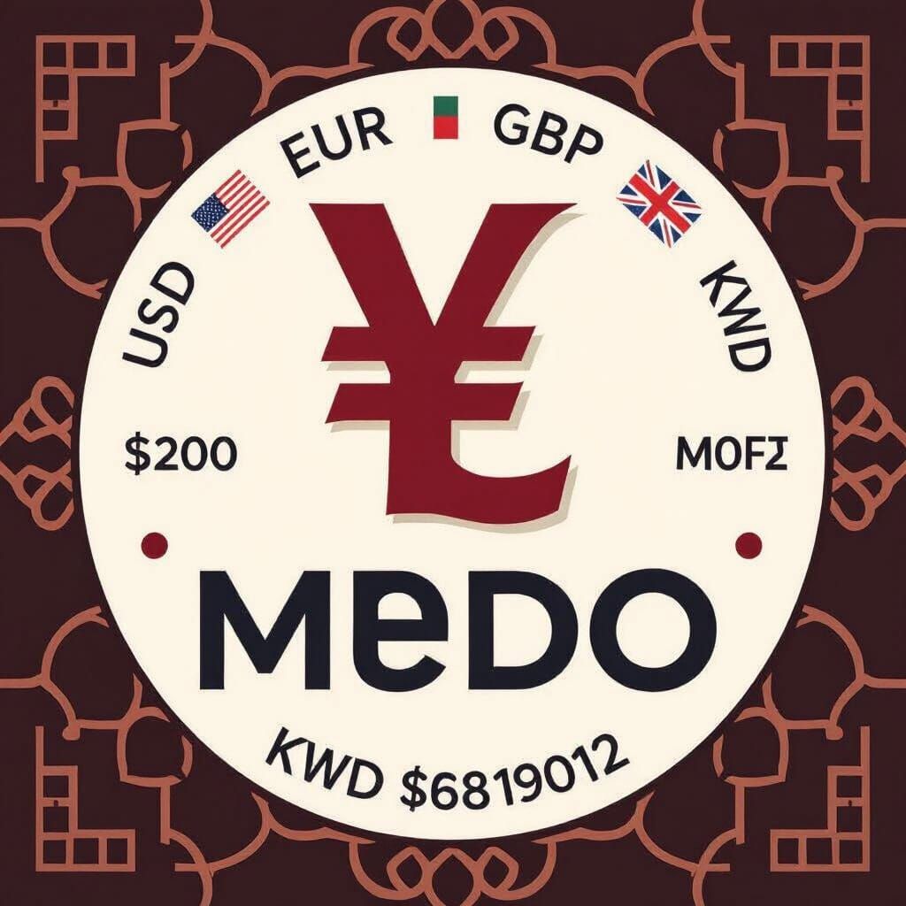 Russian Ruble Logo with Currency Codes