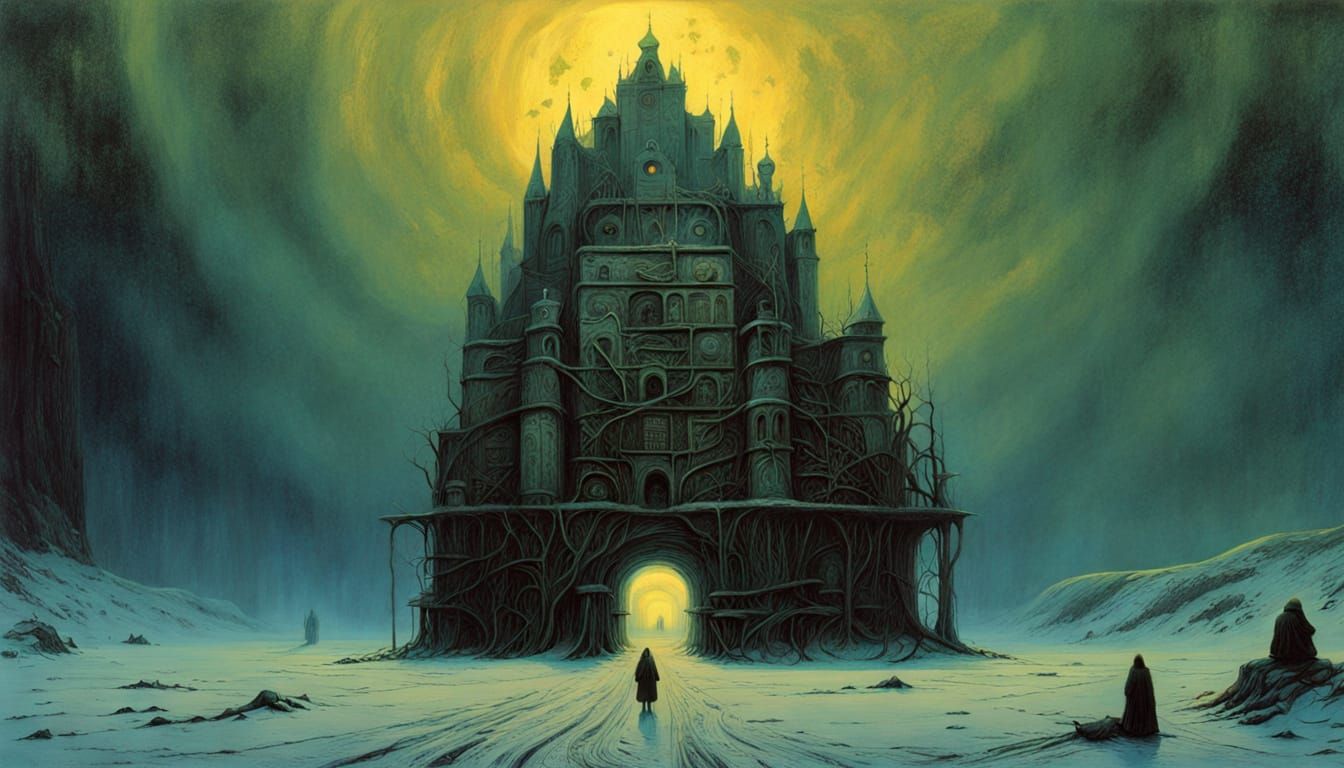 Ancient, Mysterious Library Hidden in Shadows