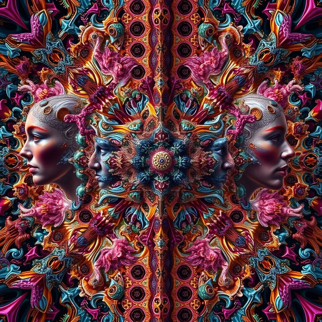 A trillion different forms of mankind varying figures and sh...