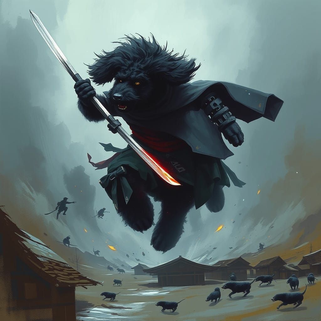 Release the super-fast stealthy ninja poodles!