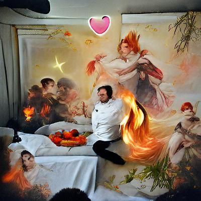 French Chef and Fire Fairy Romance, Renaissance Style