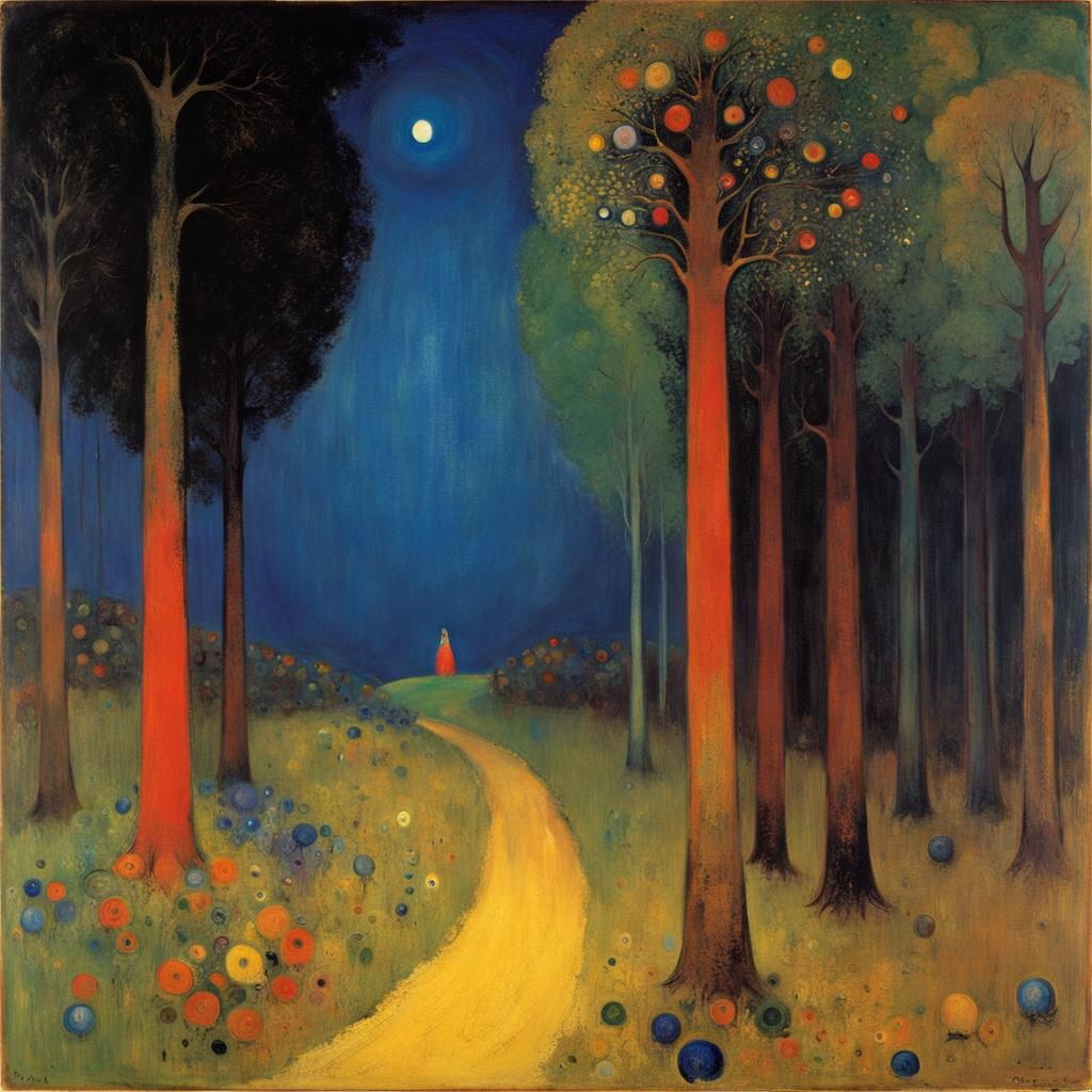 Eldritch Forest: Symbolist Dreamscape