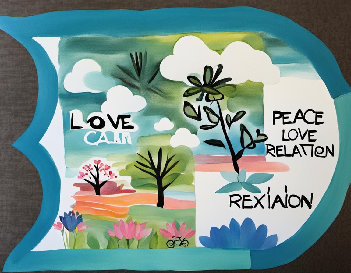 Abstract Peace, Love, and Relaxation