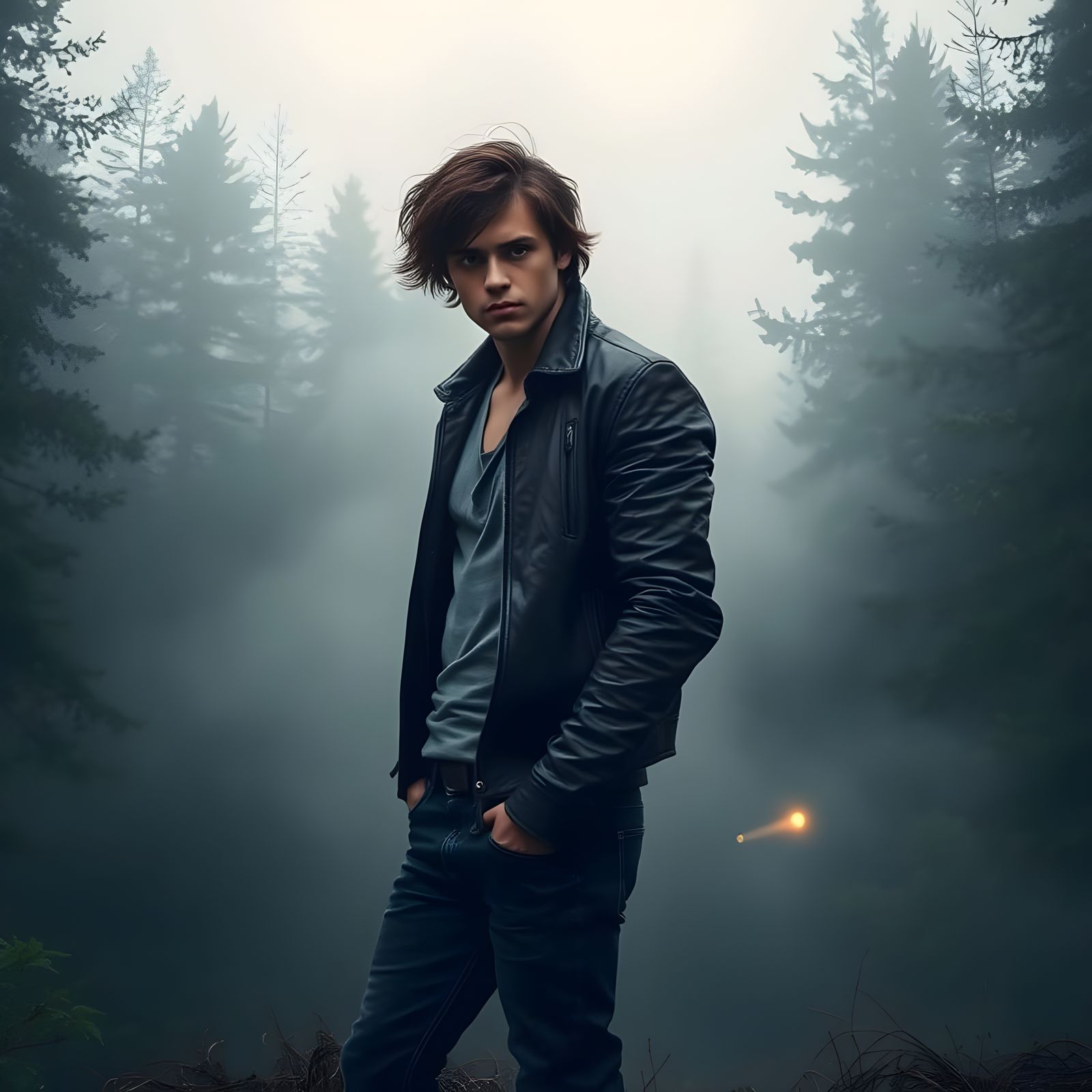 Gypsy Fortune Teller Warns of Danger in Mysterious Landscape