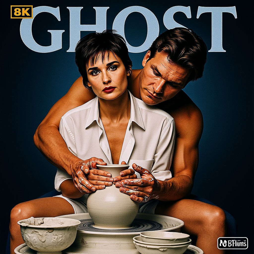 Sensual Pottery Scene in Hyperrealistic 8k