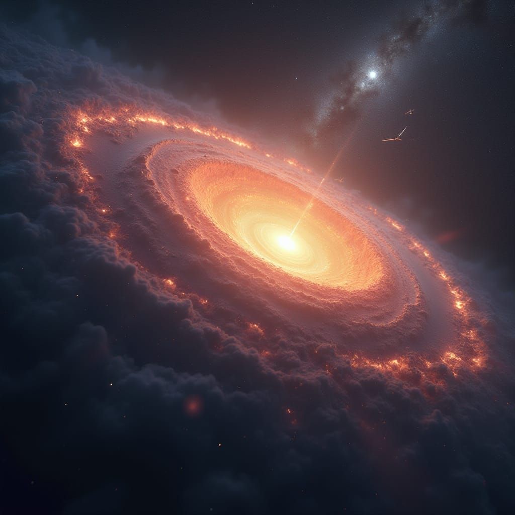 Black Hole Consumes Object Near Galaxy Dragon