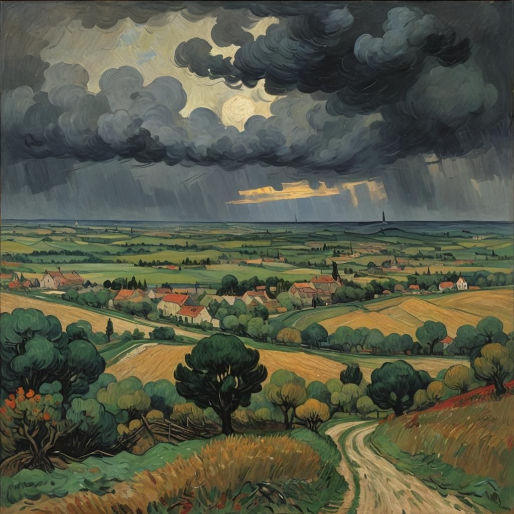 Napoleon's Invasion: A Post-Impressionist Vision of War