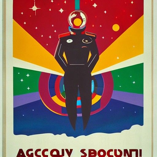 Luxury Automated Space Communism: Propaganda Poster