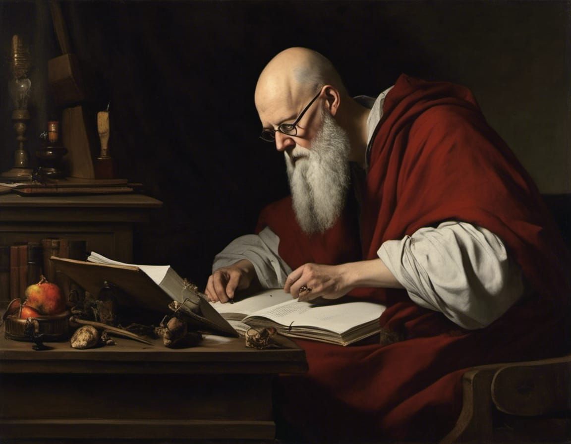 Saint Jerome by Caravagio