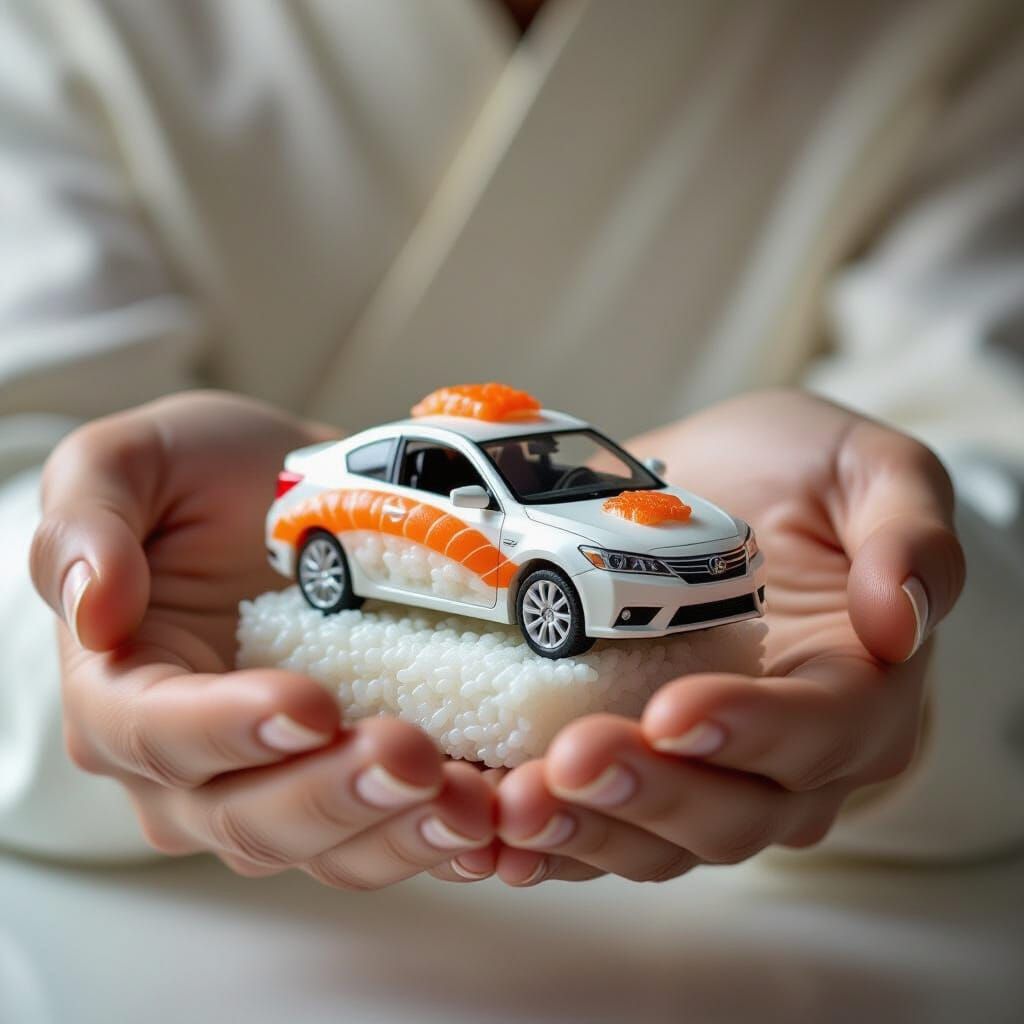 Sushi Car Concept Photography