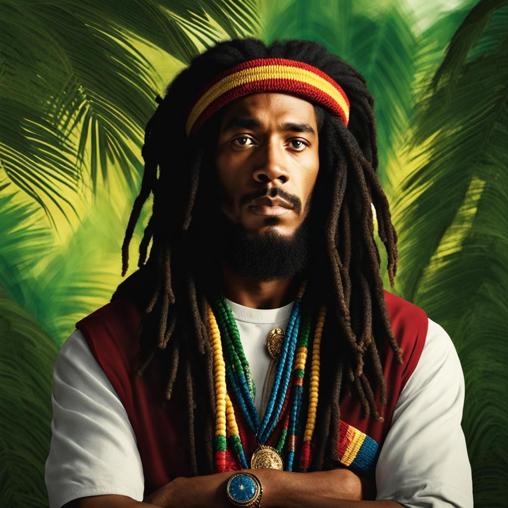 Bob Marley Reimagined as White American Man