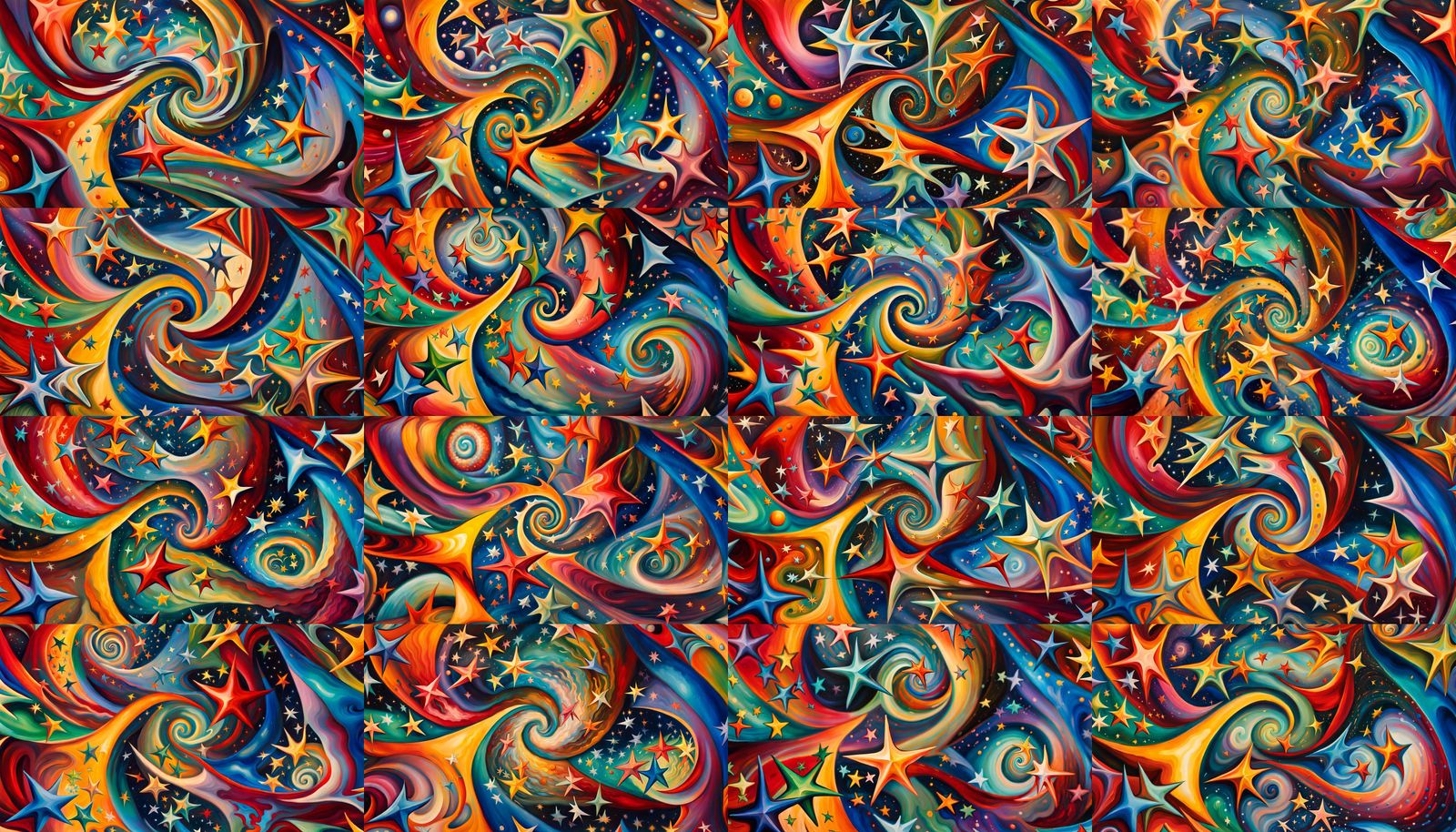 Vibrant Stars Connected by Cosmic Energy