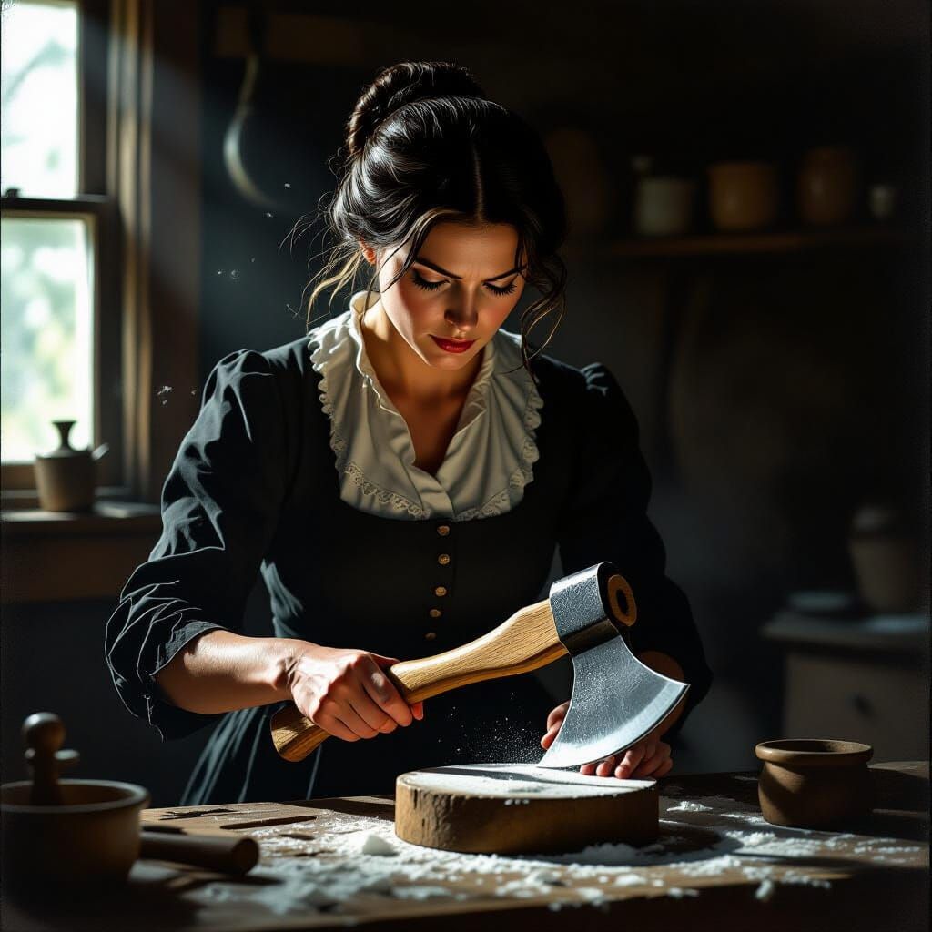 Lizzie Borden Sharpens Axe in Dramatic Realism