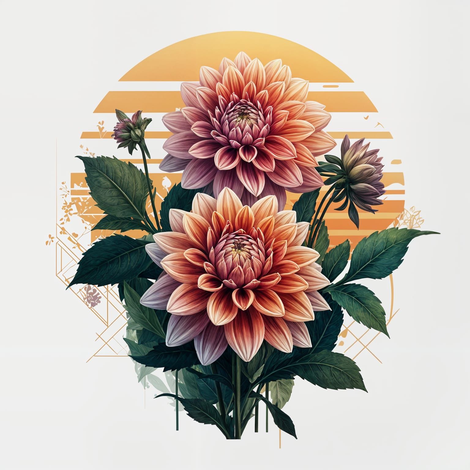 Gucci-Inspired Geometrical Floral Masterpiece