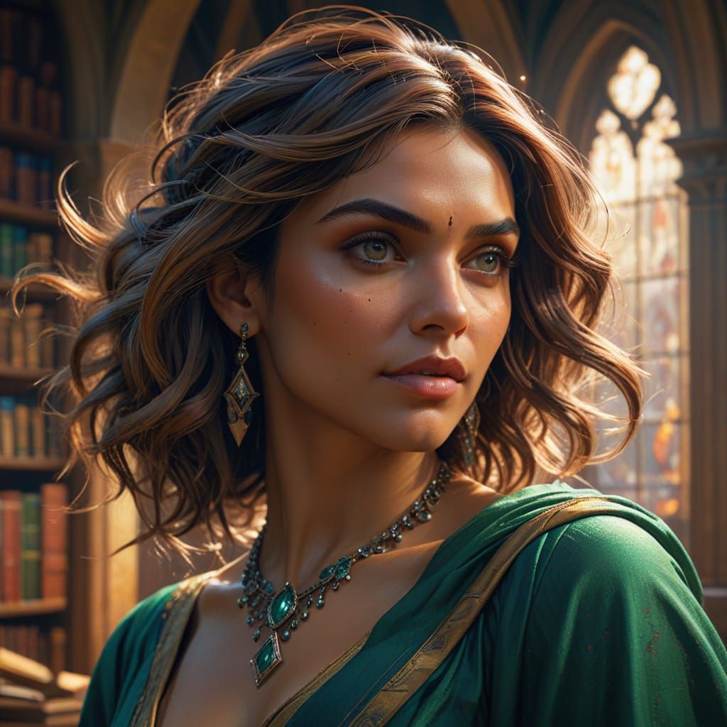 Deepika Padukone as teacher of Hogwarts