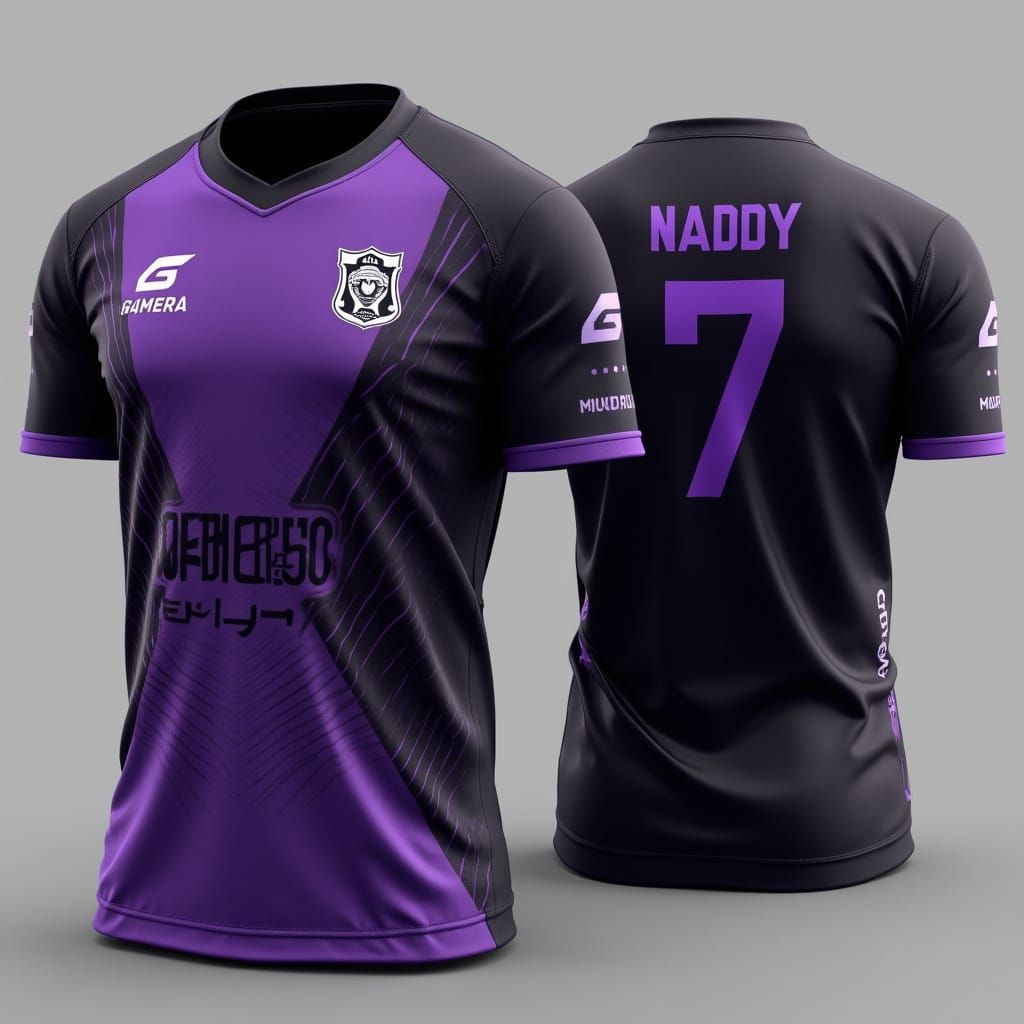 Esports Jersey Design in Futuristic Style