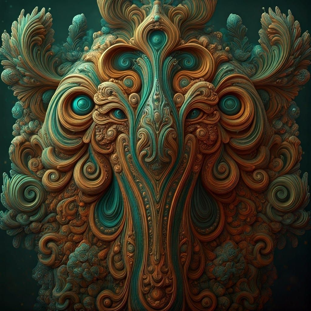 Colorful Ragtime Band in Fluid Gouache Style