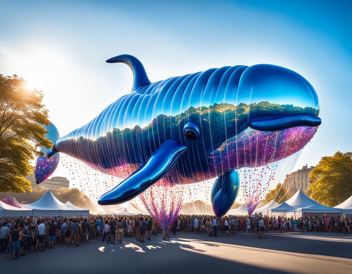 Balloon Whale in Dreamscape Festival: Hyperdetailed Concept ...