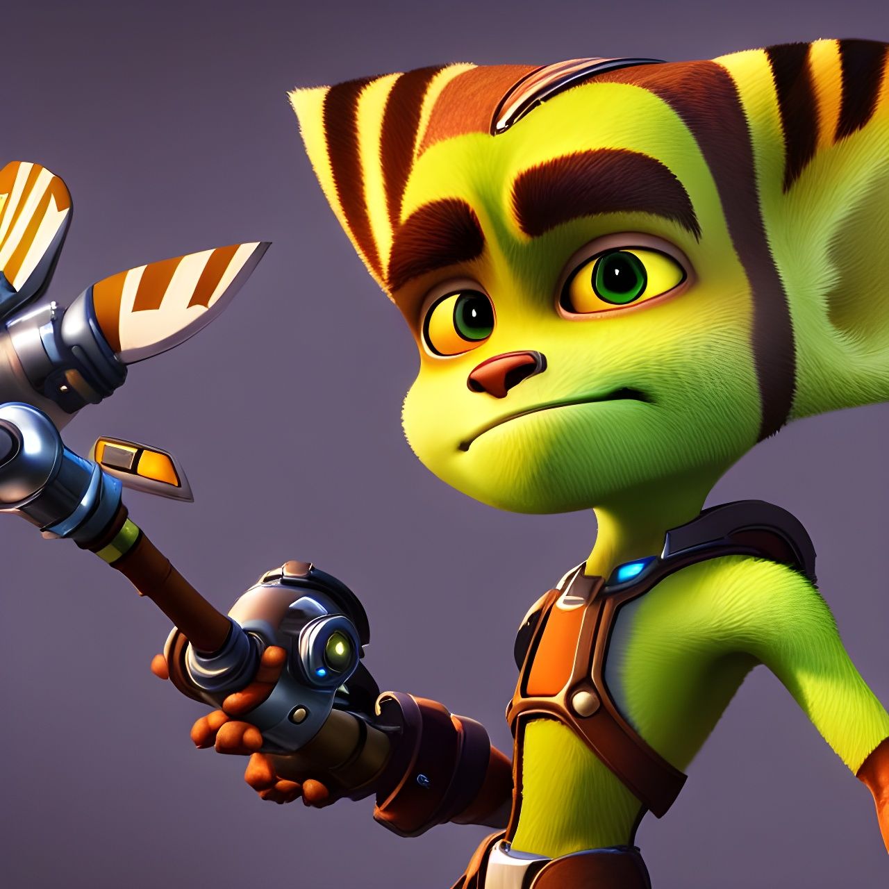 Photorealistic Ratchet and Clank in 8K Resolution