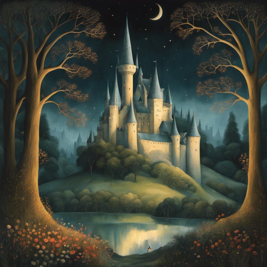 Fairytale Medieval Castle: Moody and Soft