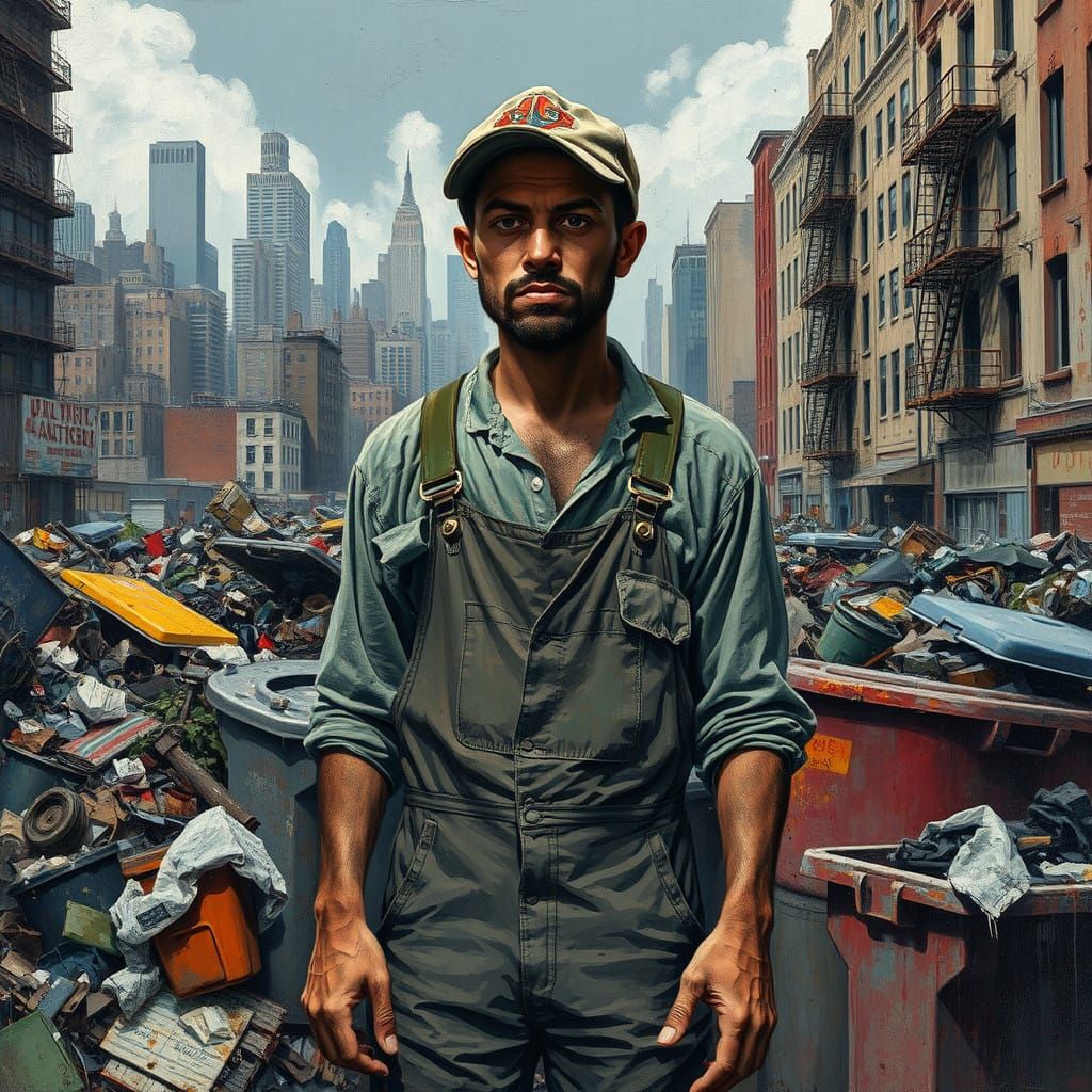 Gritty Janitor Overwhelmed by Urban Decay