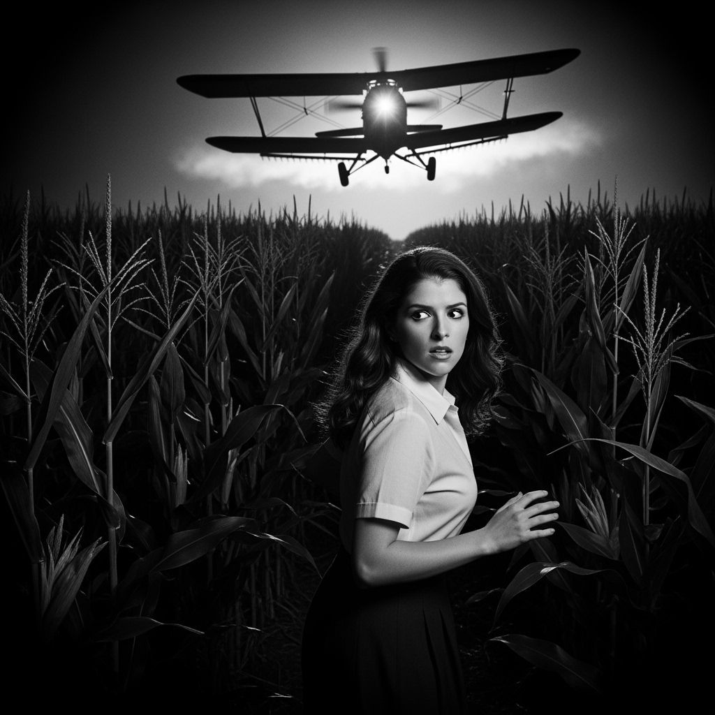 Film Noir: Anna Kendrick Running from Biplane