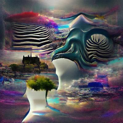 Abstract Dreamscape of the Mind