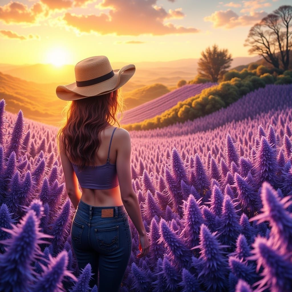 Vintage Cannabis Farm in Idyllic Rheingau Landscape