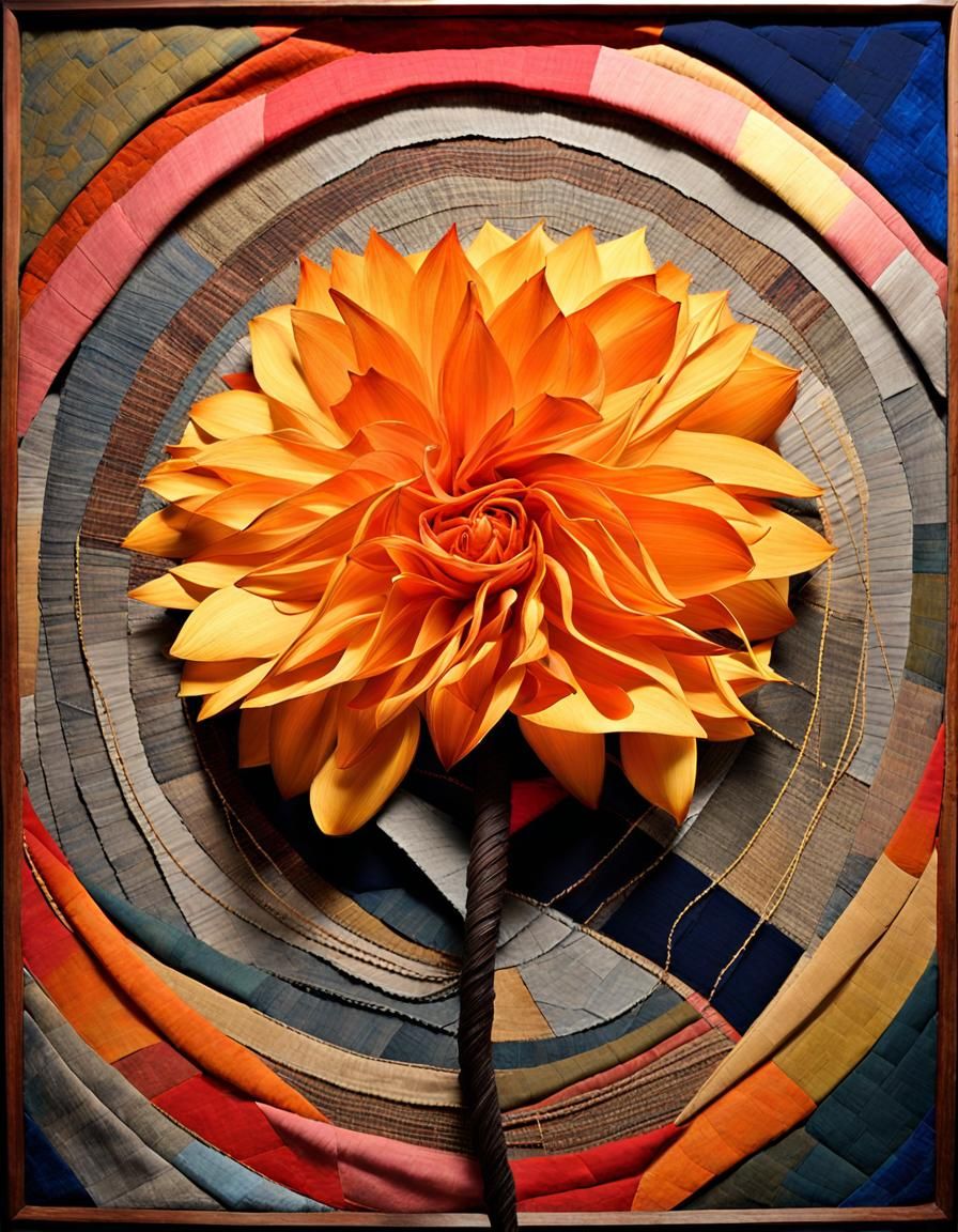 Abstract Textile Sculpture Asks: Why Do We Love?