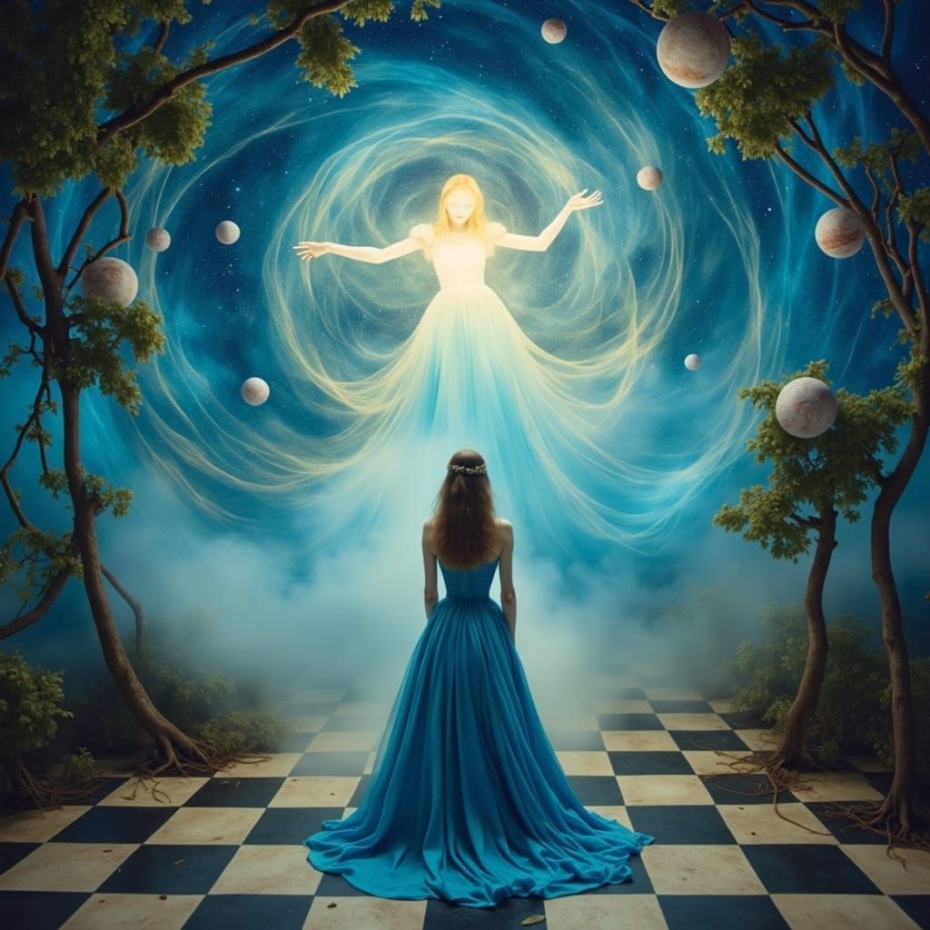 Alice Meets the Angel of Death on a Cosmic Chessboard