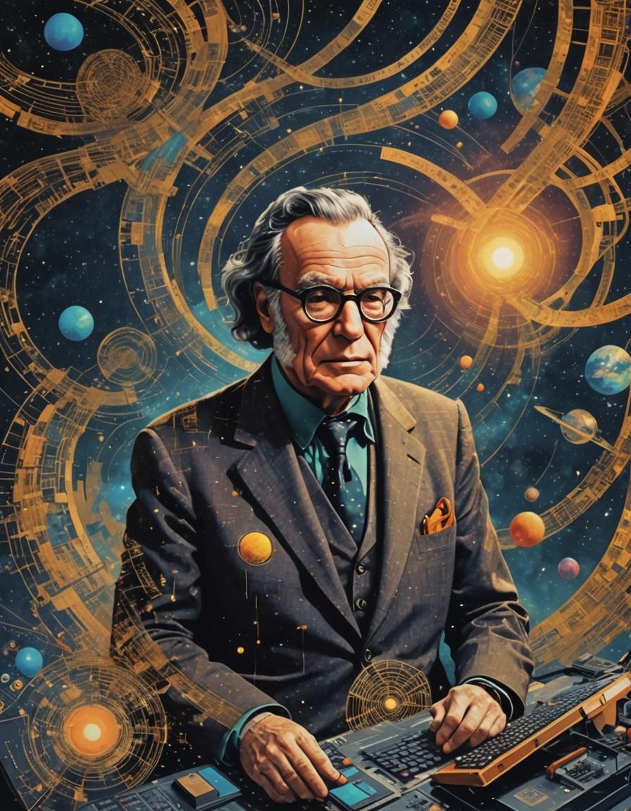 Asimov Programs ChatGPT in Geometric Bauhaus Style