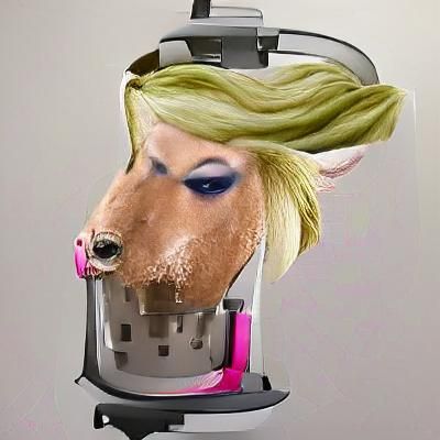 AI Realization of a Gender-Swapped Horseface