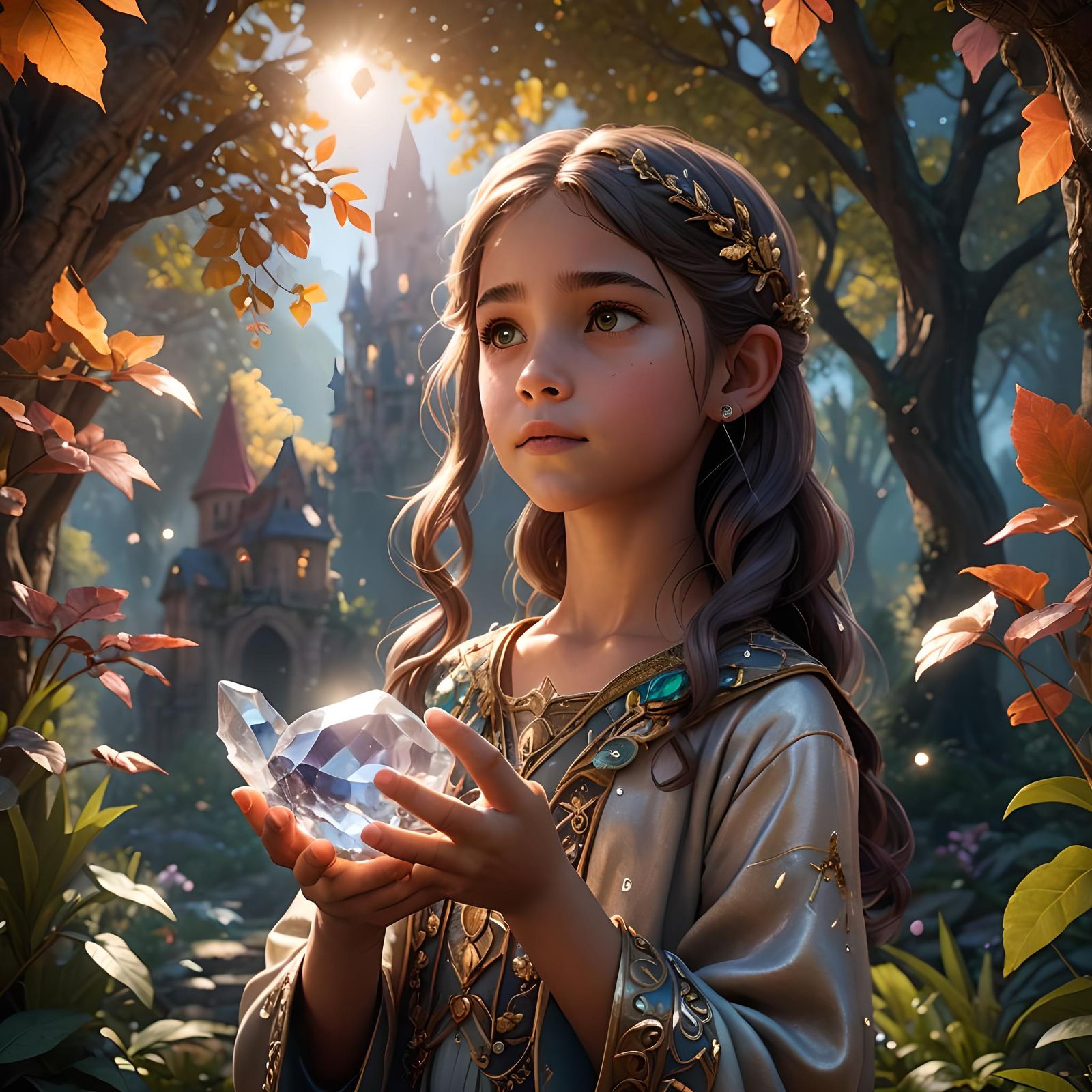 Quartz Gift from Tomte Elf: Fantasy Concept Art