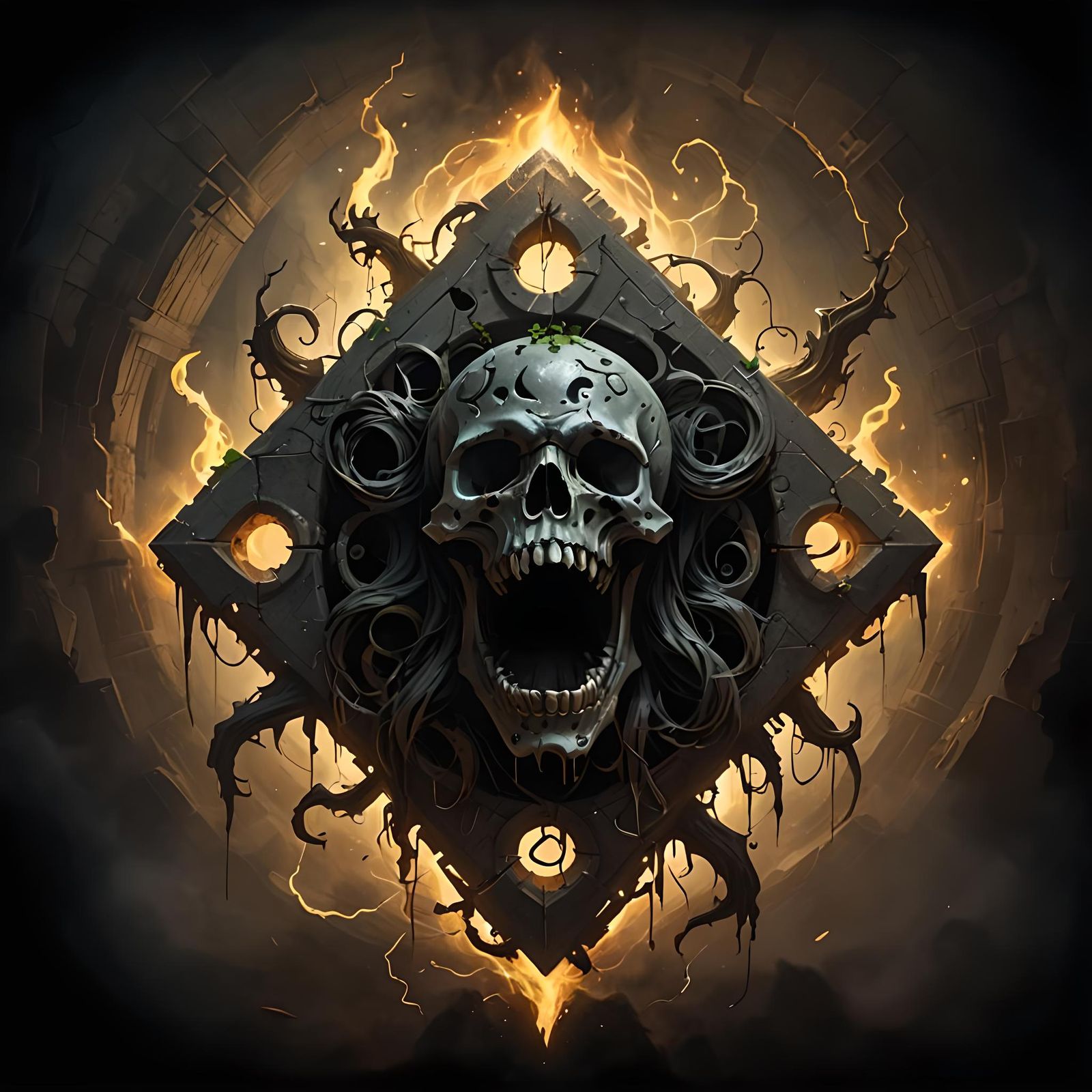 Ancient Artifact with Trapped Spirits and Ghosts