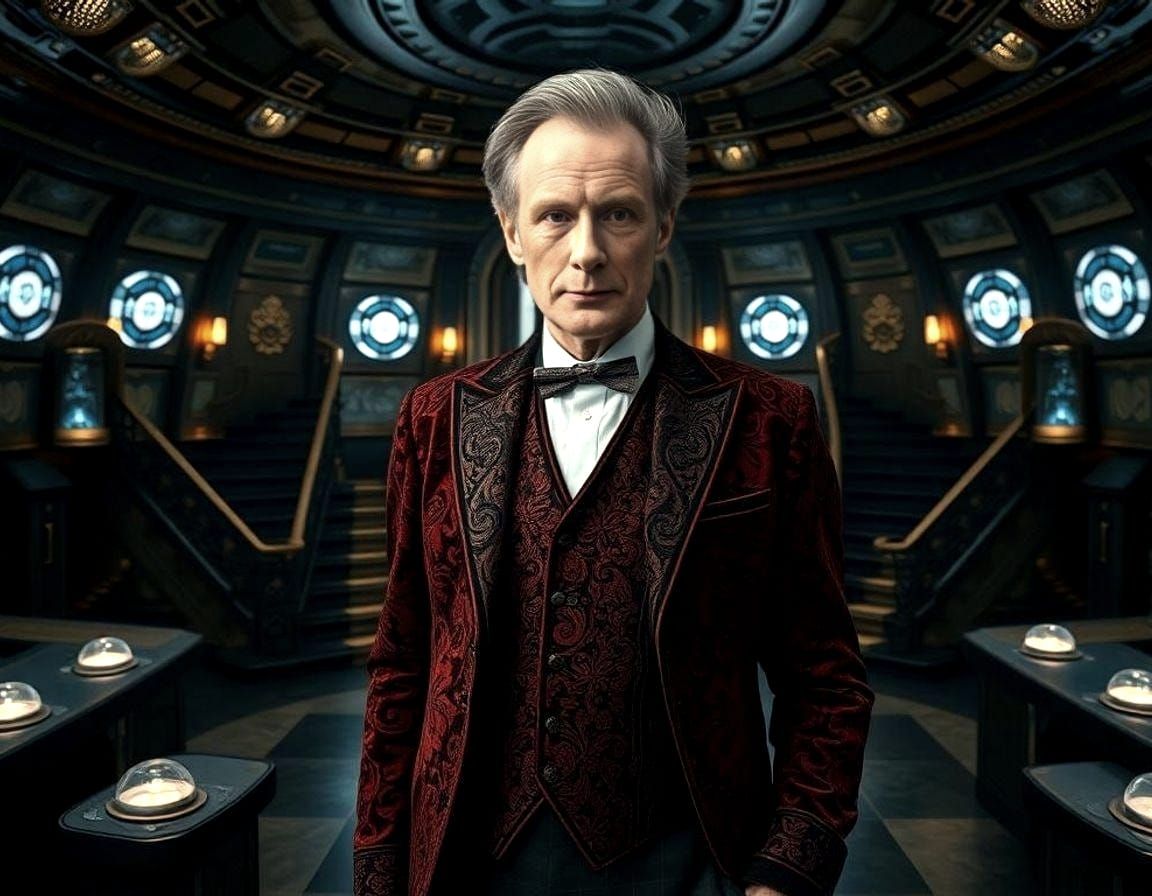 Bill Nighy as "Dr Who" circa 2010