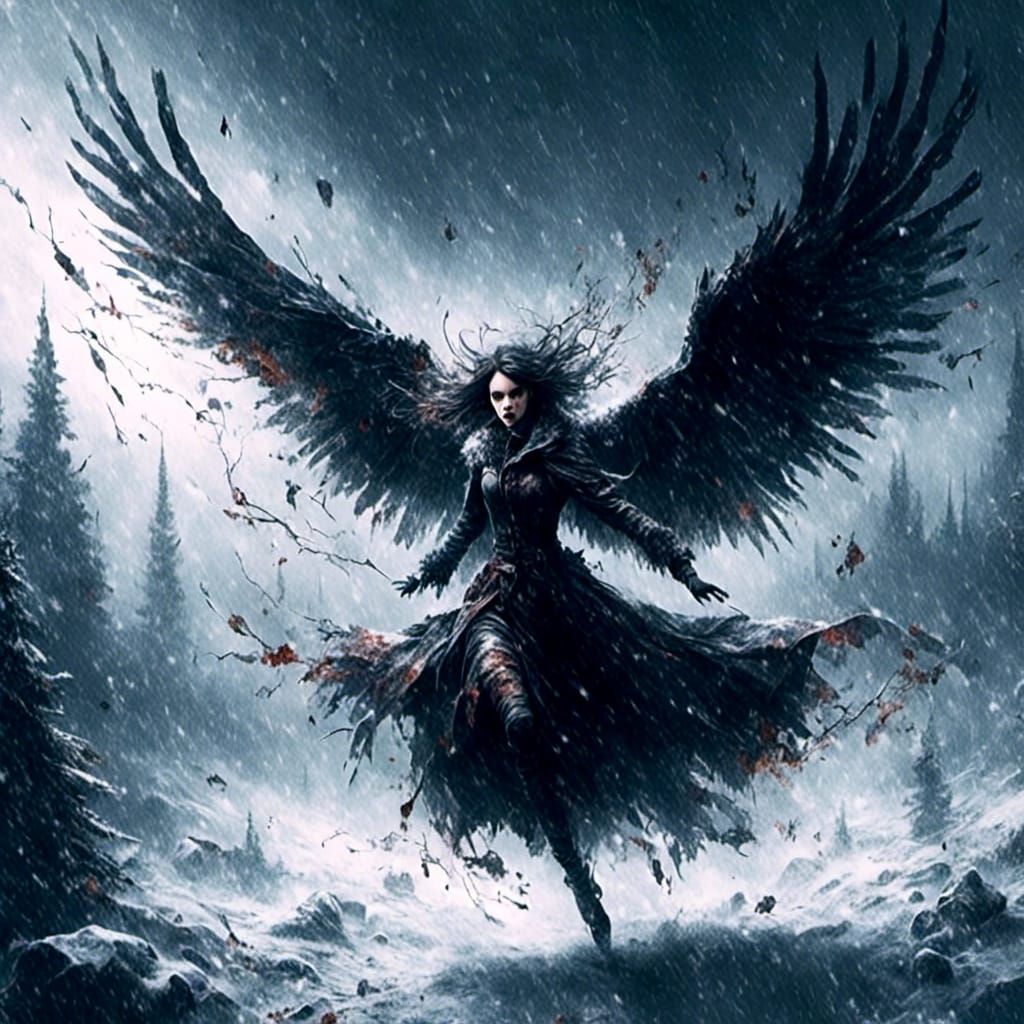 Dark Snow Angel