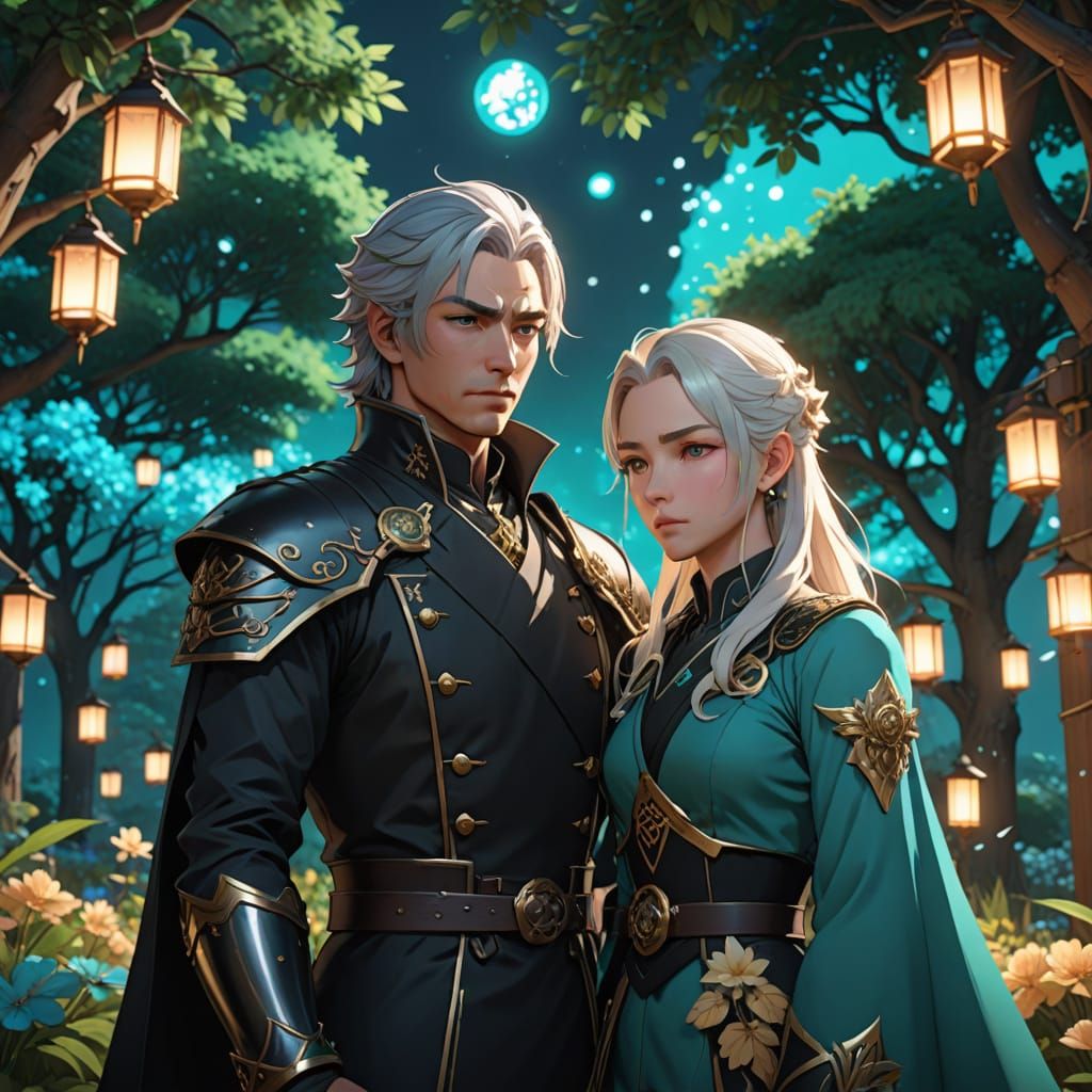Viserys Targaryen and Laena Velaryon