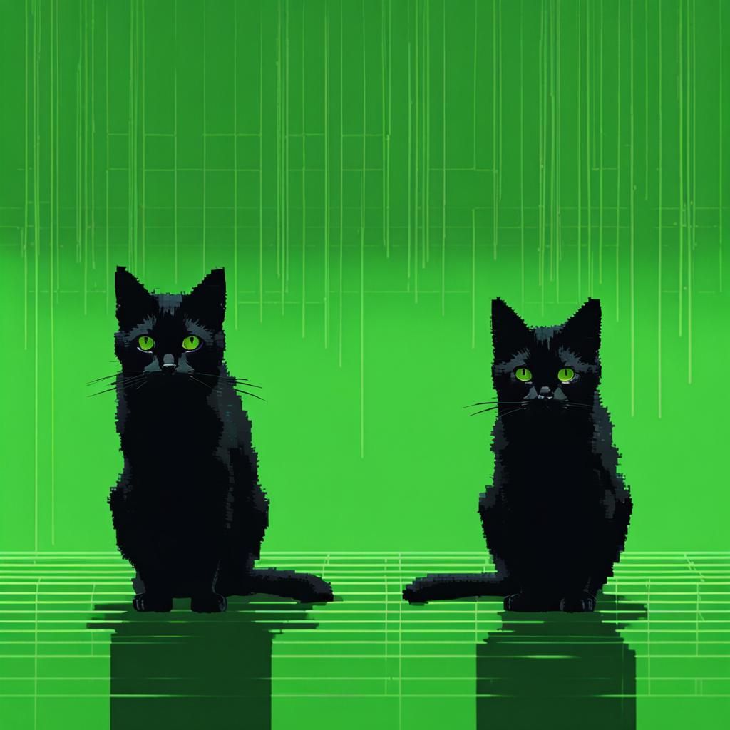 A glitch in the matrix (B)