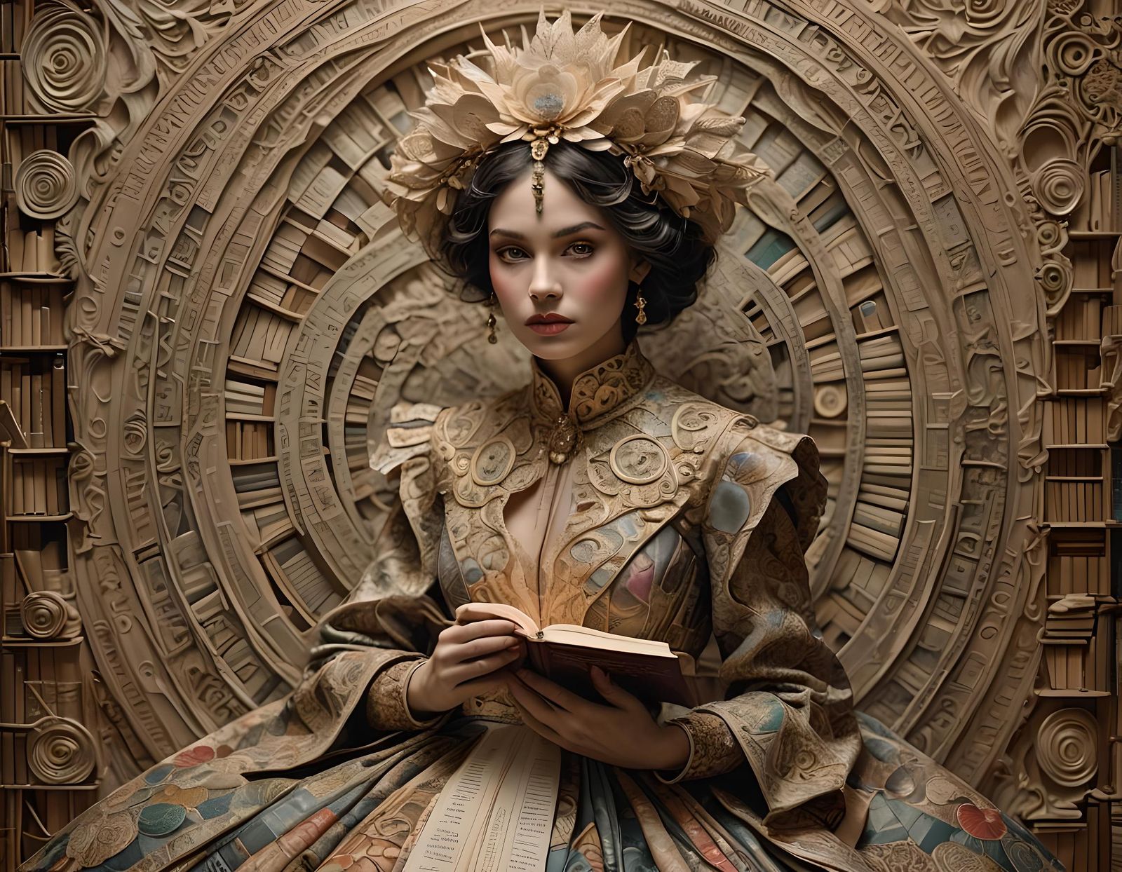 Bookfrock: An Exquisite Conceptual Photograph of Book Art