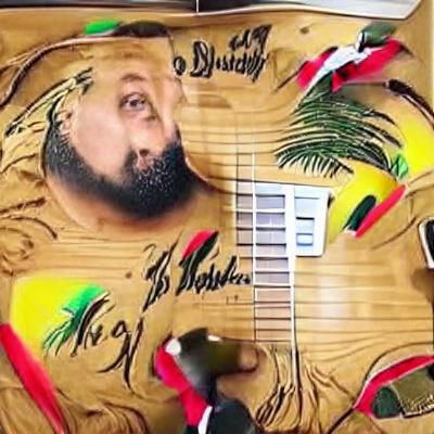 DJ Khaled as Bob Marley Guitar