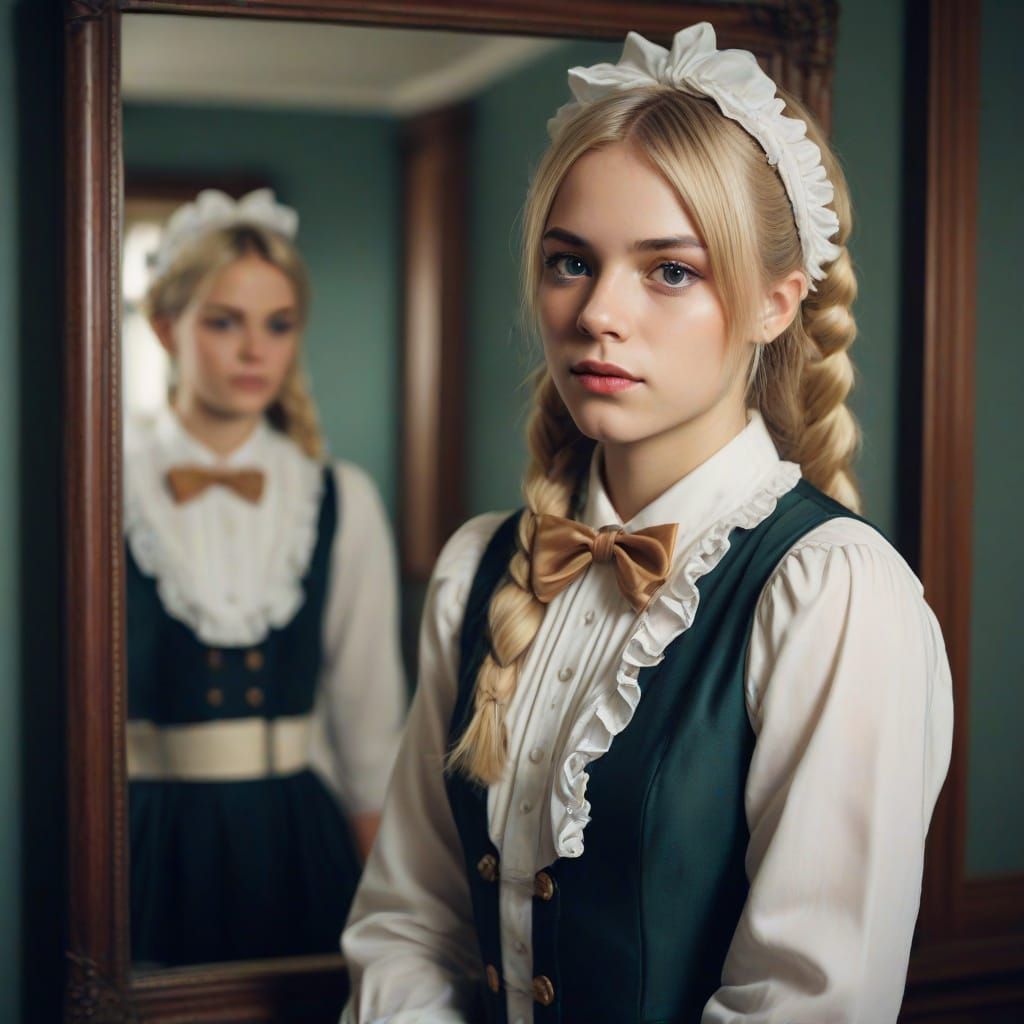 Soldier's Reflection: Crossdressing in Edwardian Style