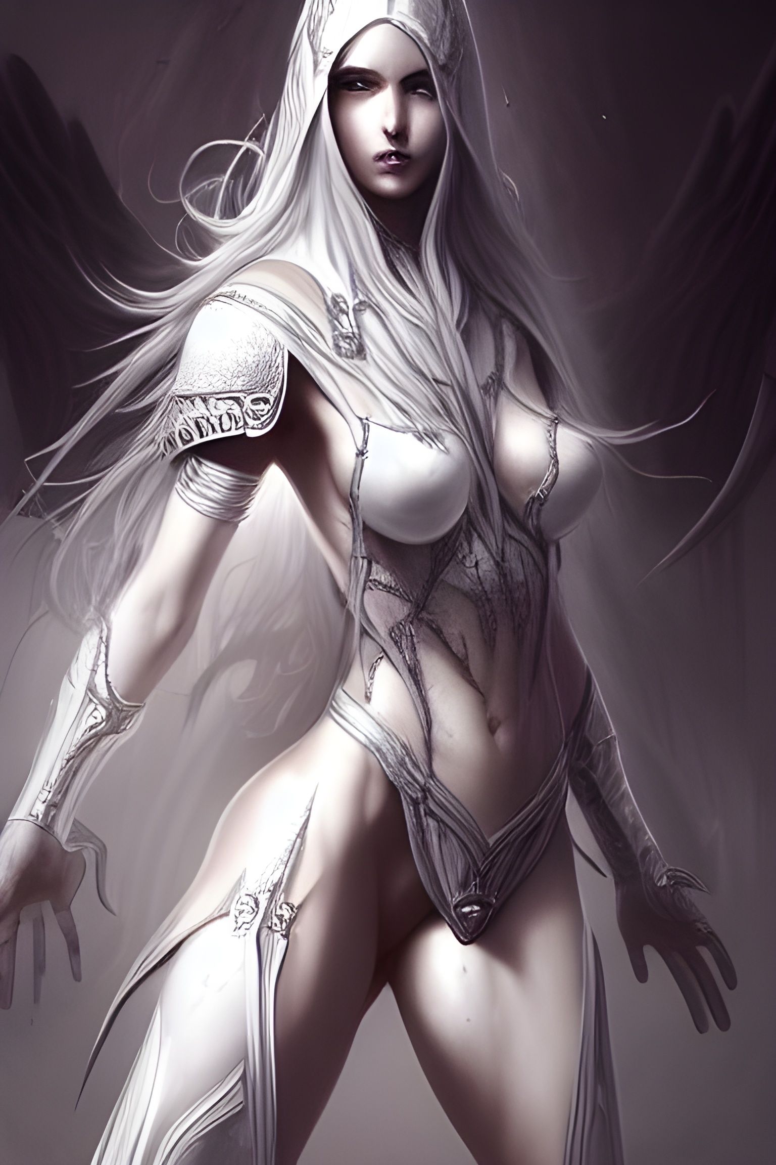 Ivory elven warrior