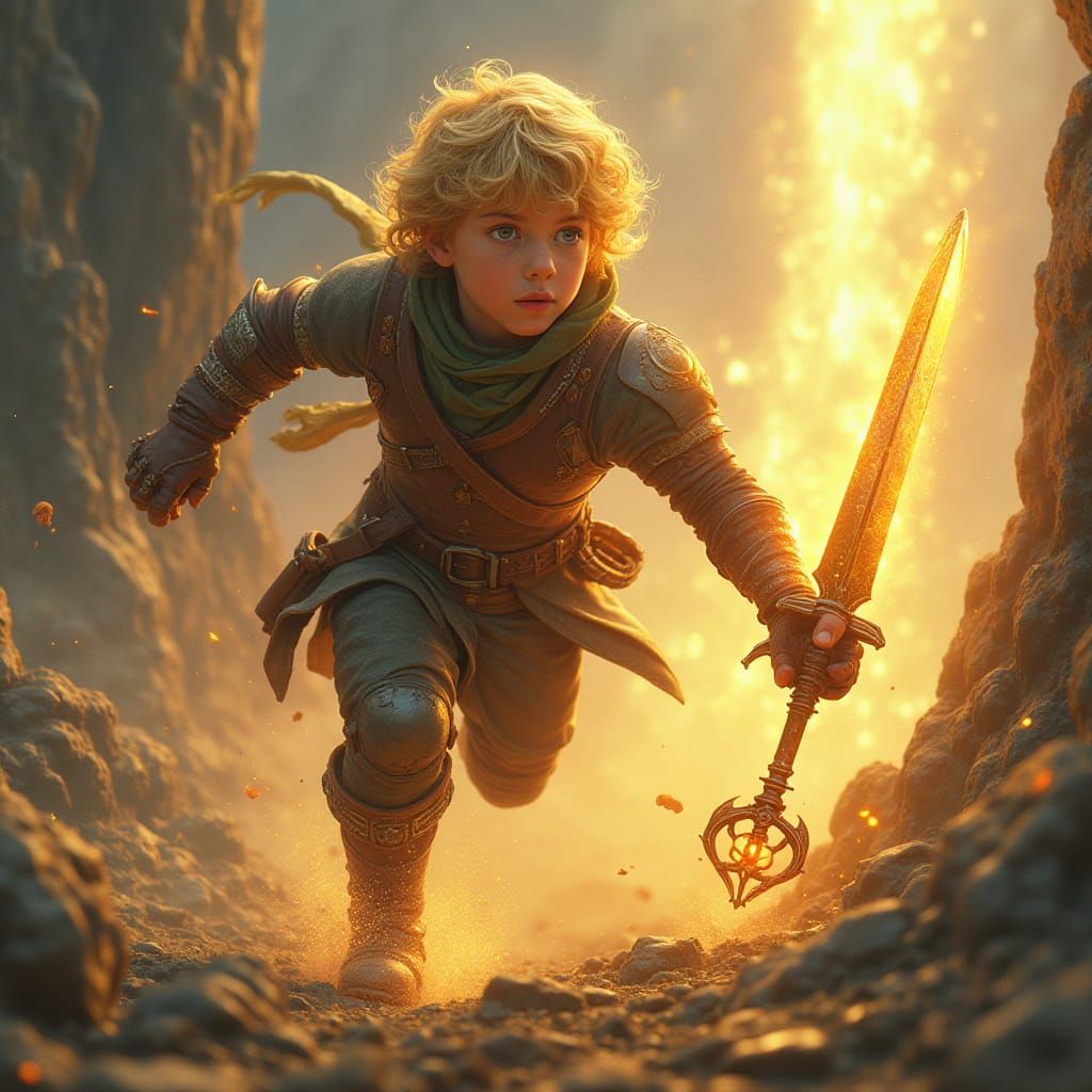 Boy Warrior's Quest for the Mythical Key