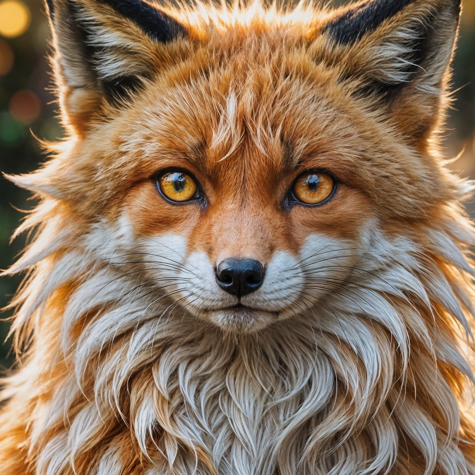 Anime Fox Direct Gaze